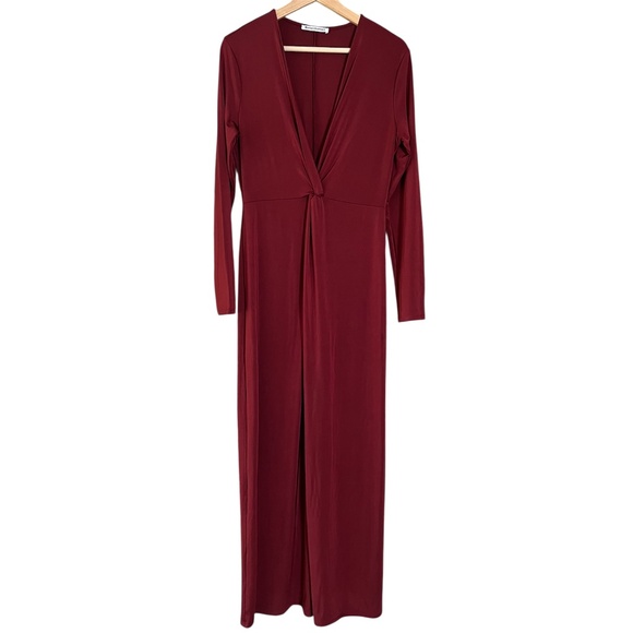 Reformation Elverson Knit Dress in Chianti Size Medium - Picture 4 of 12